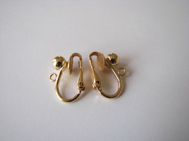 G. F. Clip On Earring with Ball