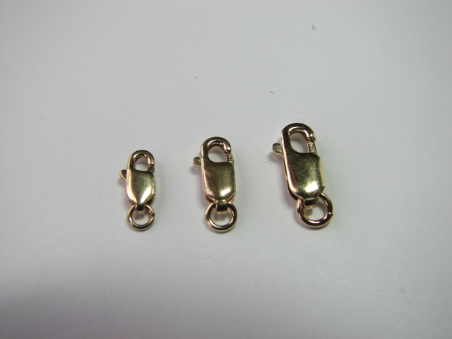 G. F. Lobster Clasp Long 3 x 8 mm