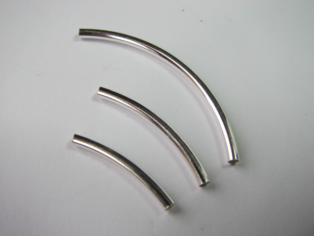 S. S. Curved Tube Plain 2 x 20mm