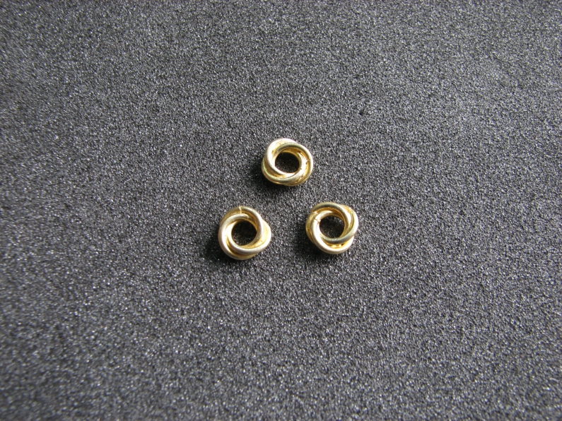 Vermeil Bead 044 Love Knot Ring