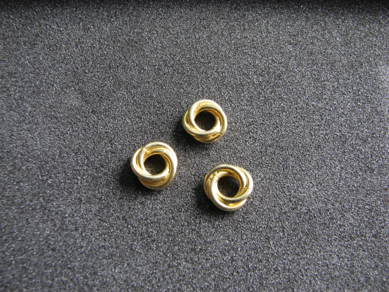 Vermeil Bead 045 Love Knot Ring