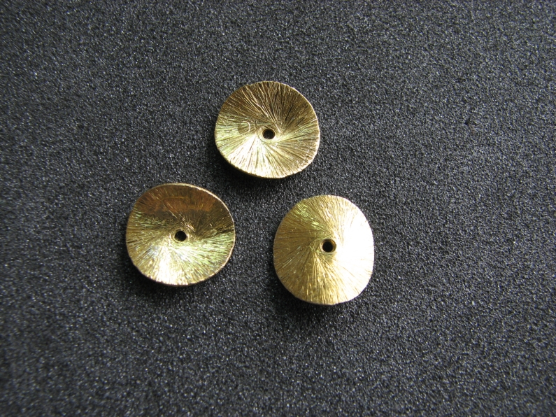 Vermeil Bead 009 Curved Brush Finish Disc