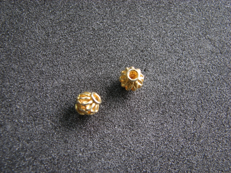 Vermeil Bead 027 Spacer Bead