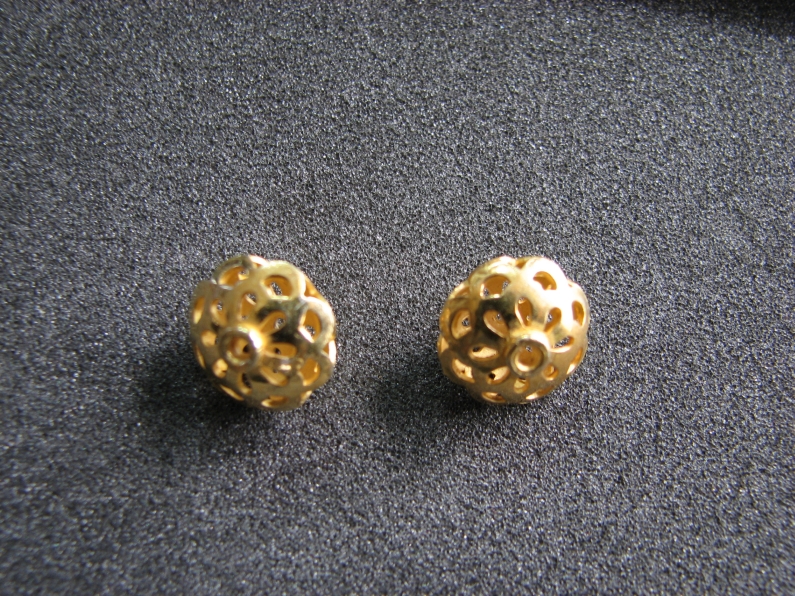 Vermeil Bead 029 Spacer Bead