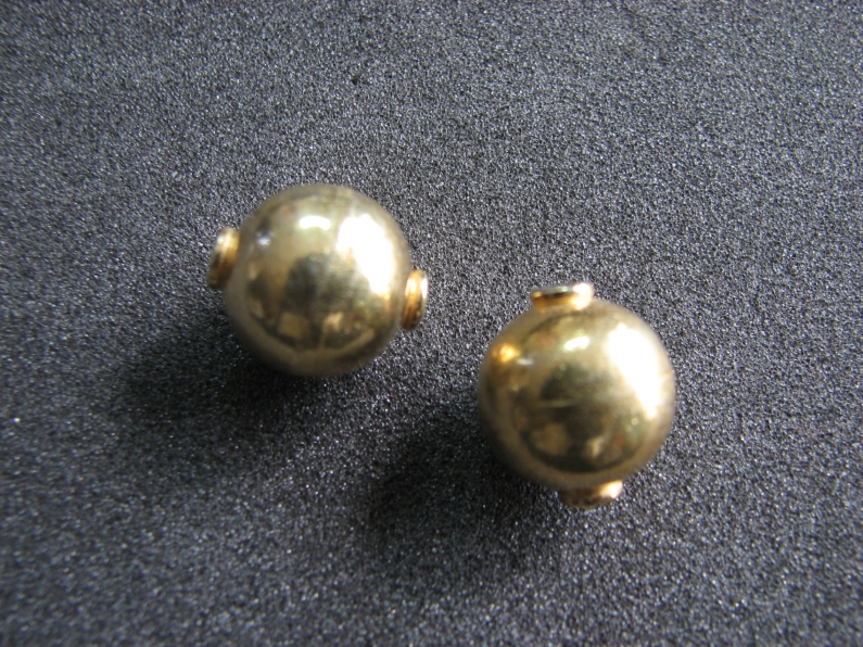 Vermeil Bead 050 Large Bead