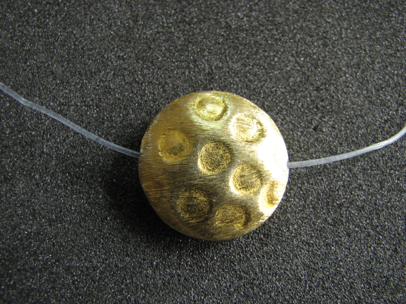 Vermeil Bead 051 Large Bead